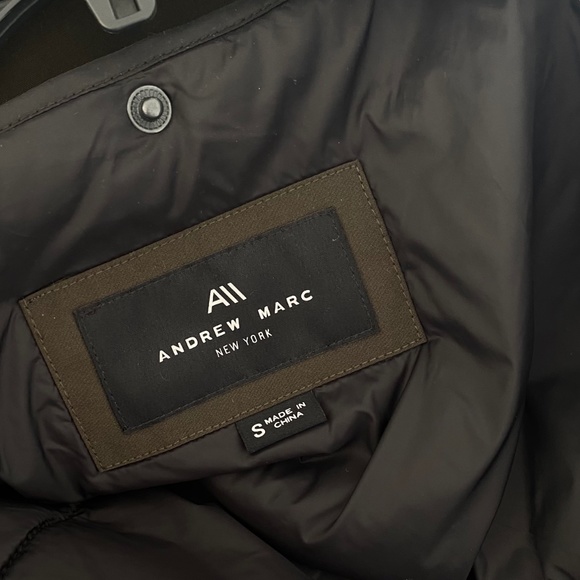 Andrew Marc - Olive Water Resistent Cargo Trench Jacket - Picture 5 of 8